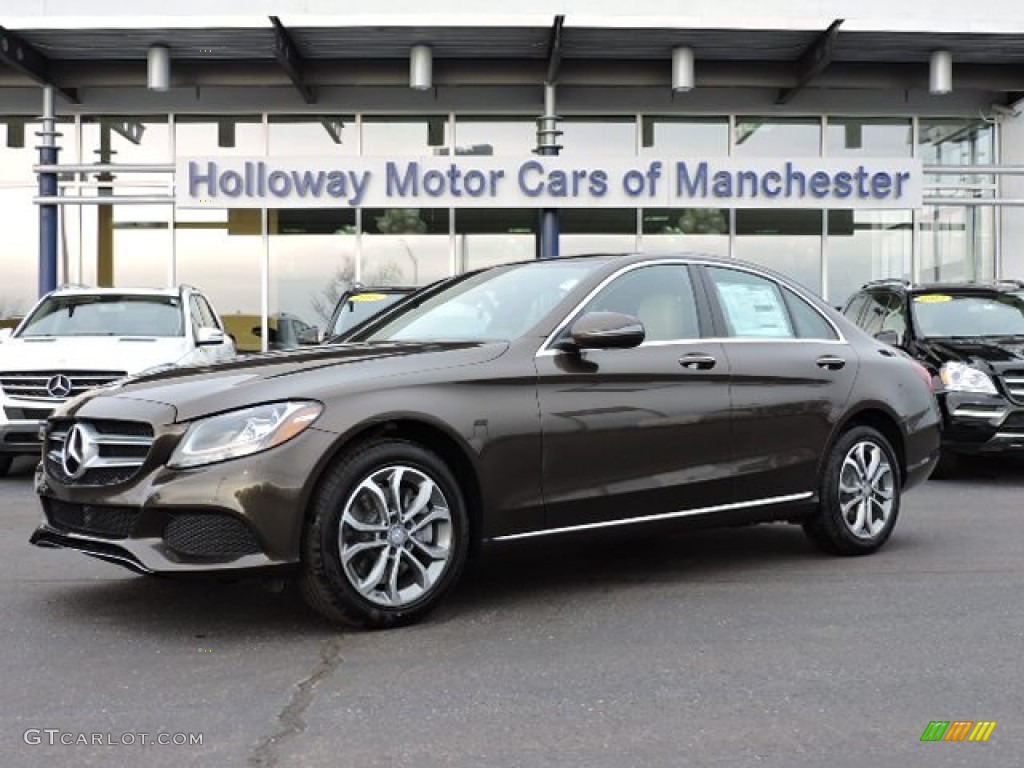 2016 C 300 4Matic Sedan - Dakota Brown Metallic / Silk Beige/Black photo #1