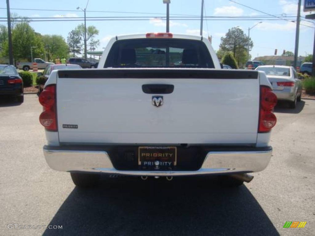 2007 Ram 1500 ST Regular Cab - Bright White / Khaki Beige photo #5