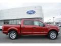 Ruby Red 2016 Ford F150 XLT SuperCrew Exterior