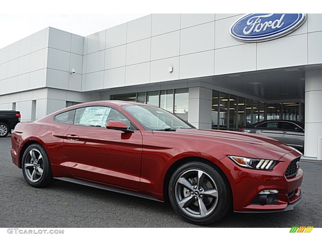 Ruby Red Metallic Ford Mustang