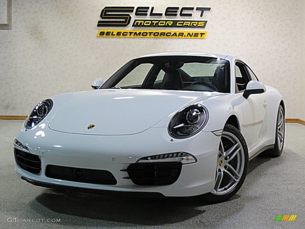 2016 911 Carrera 4 Coupe - Carrara White Metallic / Black photo #1