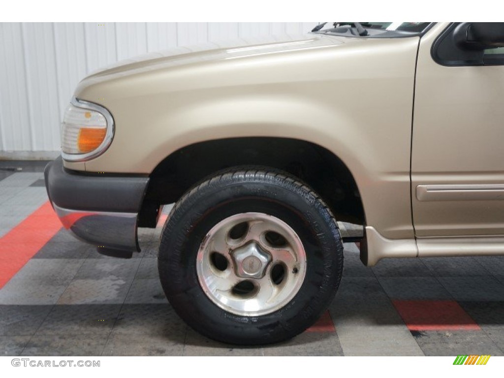 2001 Explorer XLT 4x4 - Harvest Gold Metallic / Medium Prairie Tan photo #80