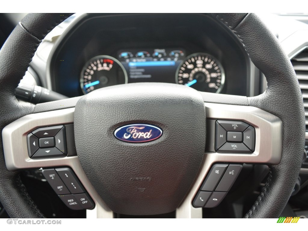 2016 F150 Platinum SuperCrew 4x4 - Magnetic / Platinum Black photo #25