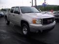 2007 Silver Birch Metallic GMC Sierra 1500 SLE Crew Cab 4x4  photo #7