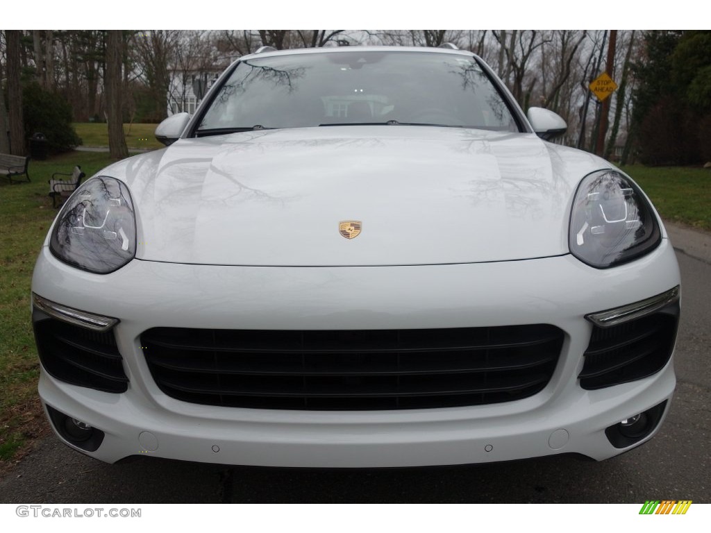 2016 Cayenne S - White / Black/Garnet Red photo #2