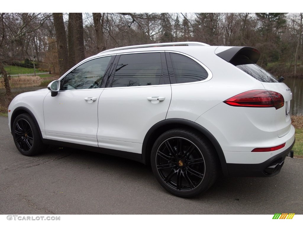2016 Cayenne S - White / Black/Garnet Red photo #4