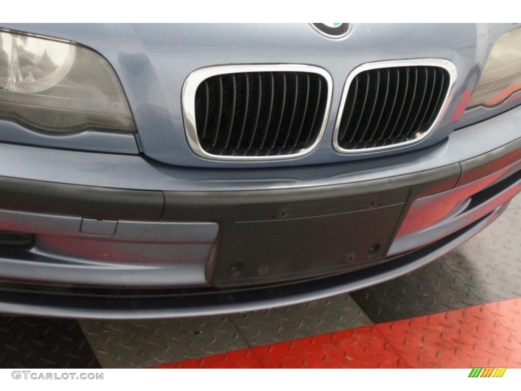 1999 3 Series 323i Sedan - Steel Blue Metallic / Grey photo #39