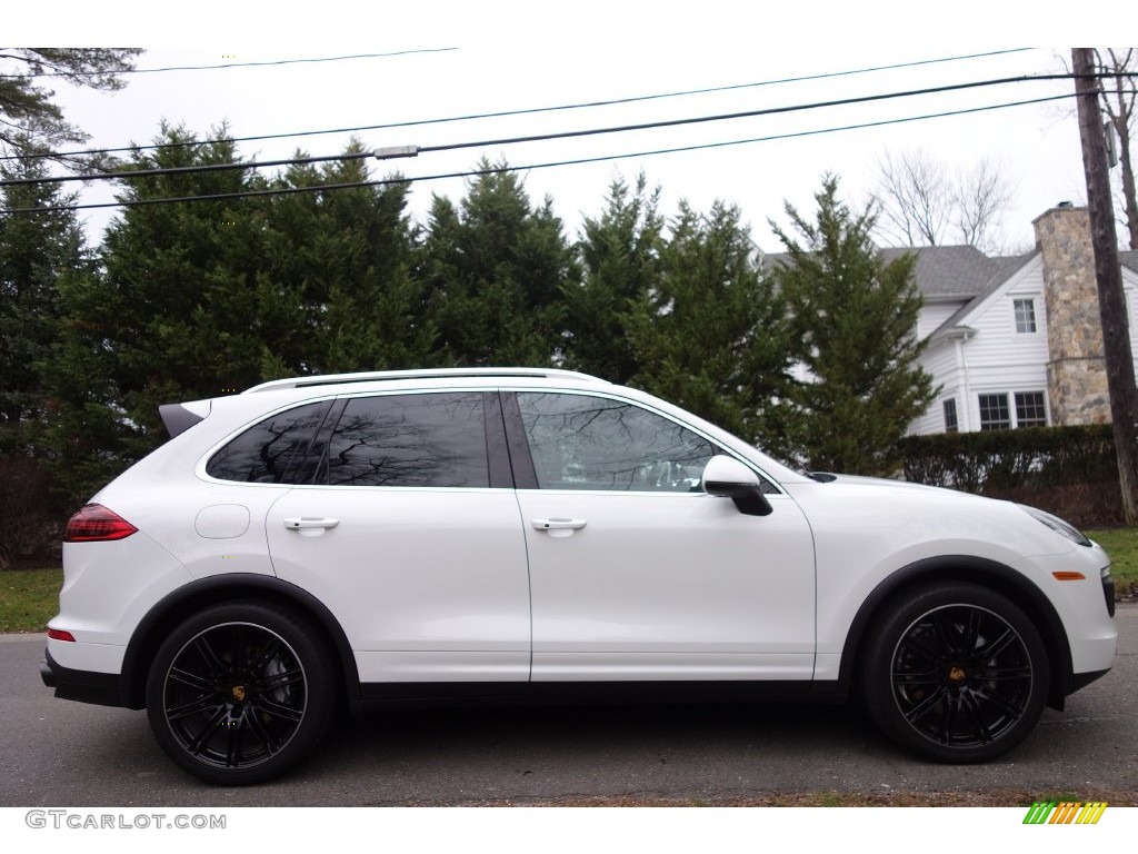 2016 Cayenne S - White / Black/Garnet Red photo #8