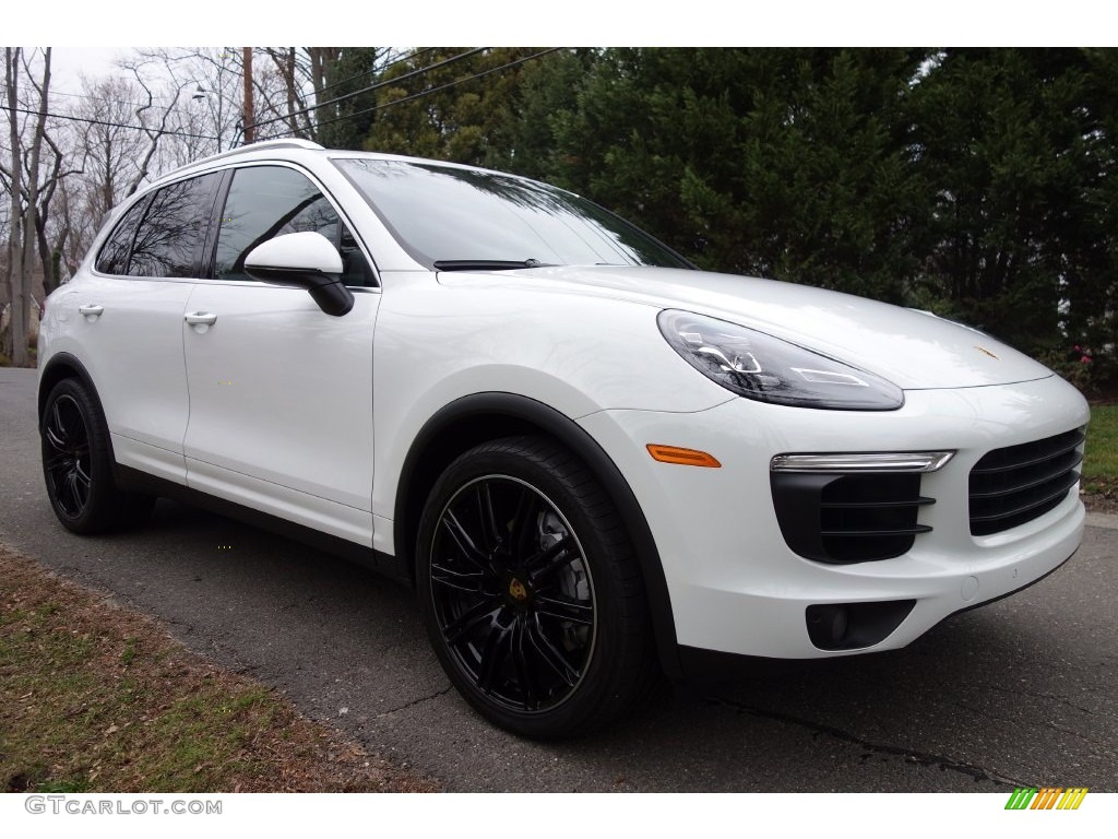 2016 Cayenne S - White / Black/Garnet Red photo #9