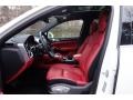 Black/Garnet Red Front Seat Photo for 2016 Porsche Cayenne #109574240