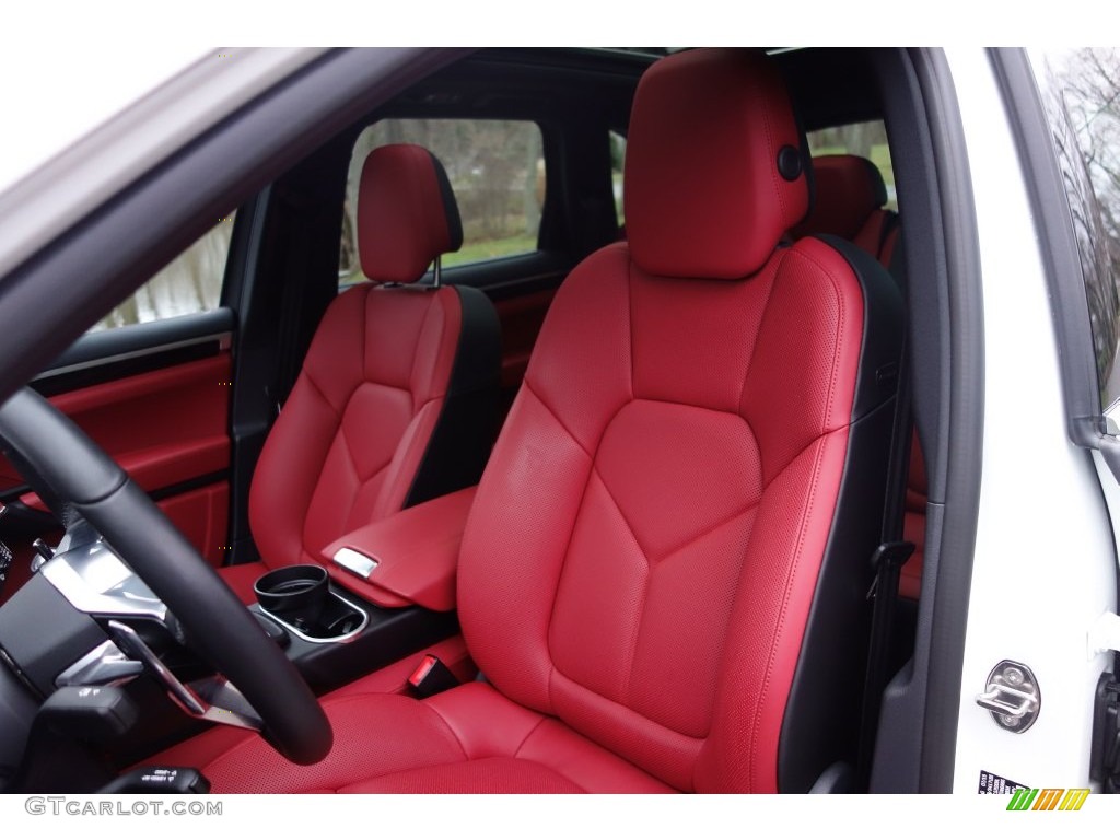 Black Garnet Red Interior 2016 Porsche Cayenne S Photo