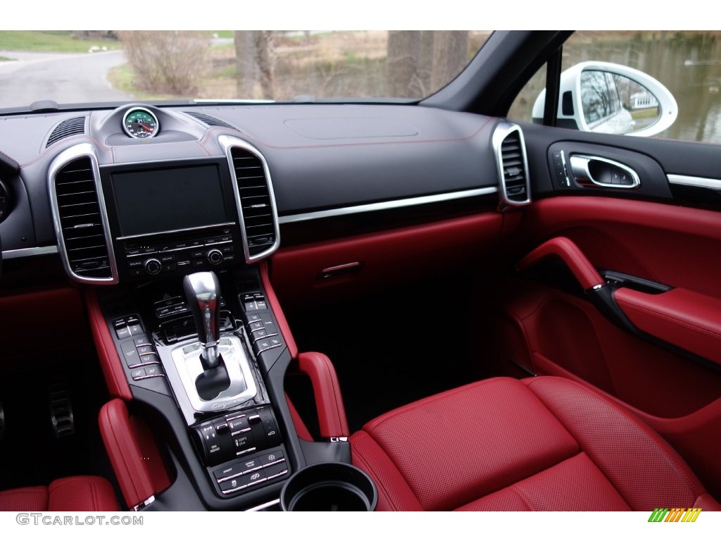 2016 Cayenne S - White / Black/Garnet Red photo #16