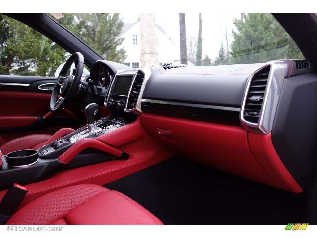 2016 Cayenne S - White / Black/Garnet Red photo #18