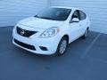 2014 Fresh Powder White Nissan Versa 1.6 S Sedan  photo #4