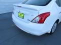 2014 Fresh Powder White Nissan Versa 1.6 S Sedan  photo #12