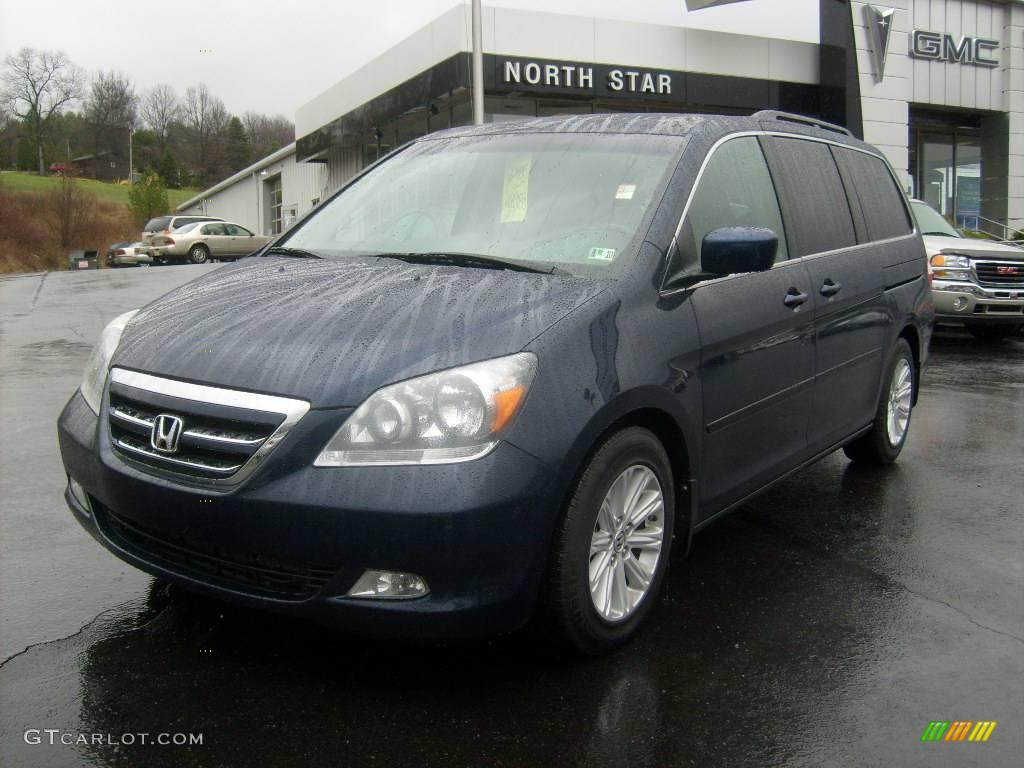 2005 Odyssey Touring - Midnight Blue Pearl / Gray photo #1