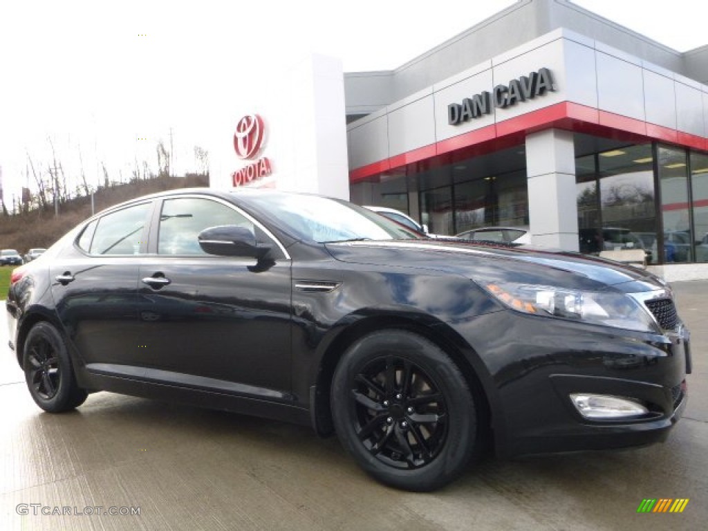 Ebony Black Kia Optima