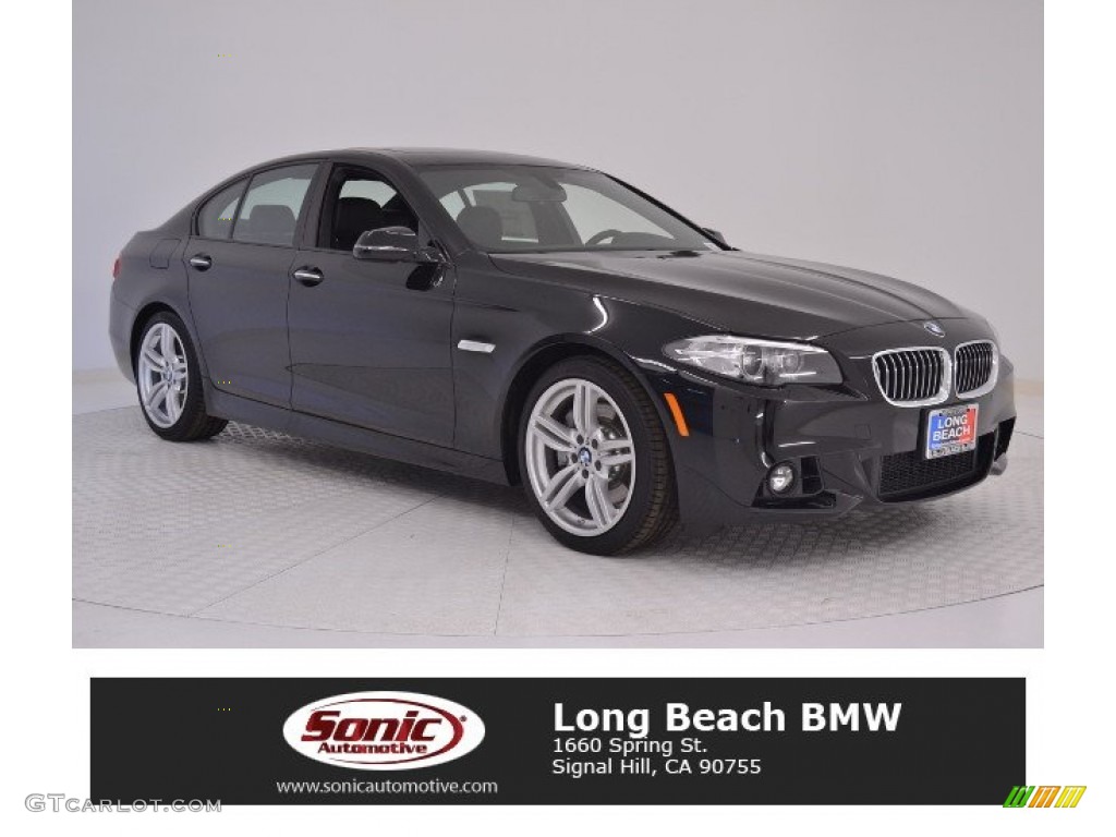2016 5 Series 535i Sedan - Jet Black / Black photo #1