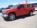 2008 Red Orange Metallic GMC Canyon Regular Cab  photo #2