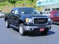 2009 Onyx Black GMC Sierra 2500HD SLT Crew Cab 4x4  photo #2