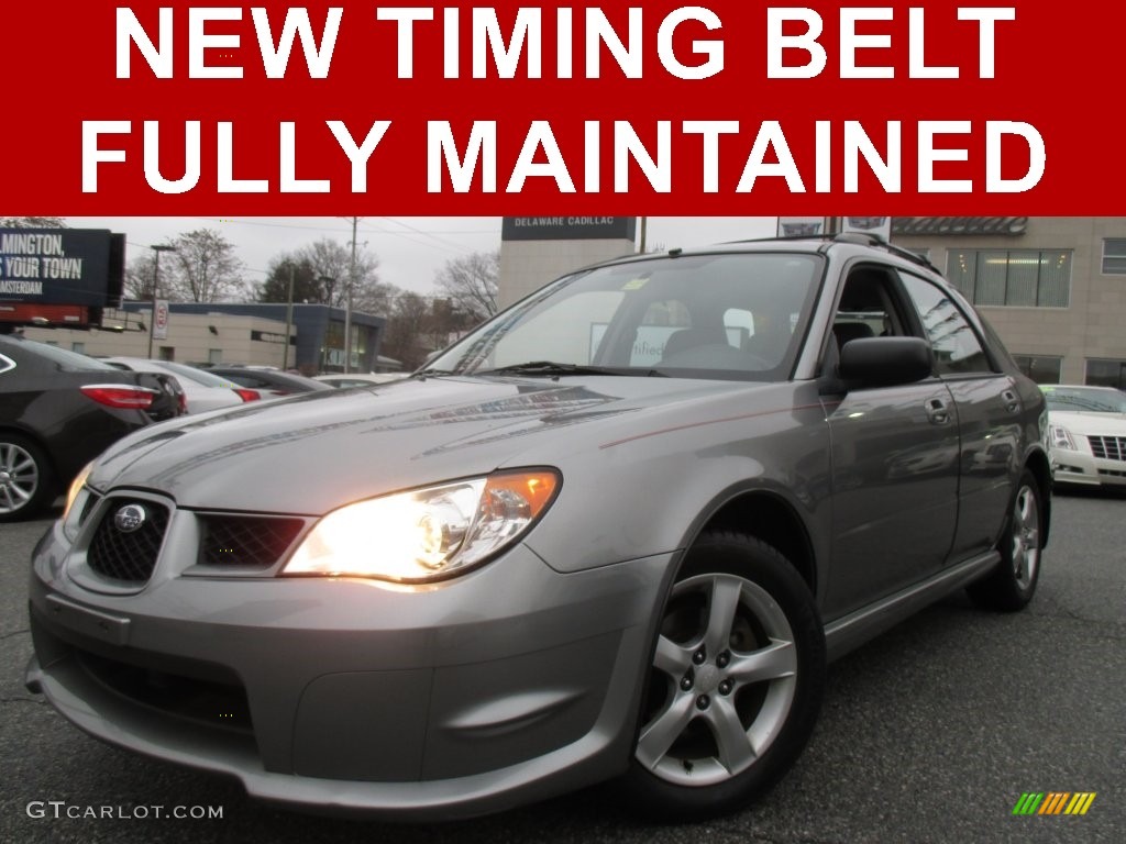 2007 Impreza 2.5i Wagon - Urban Gray Metallic / Anthracite Black photo #1