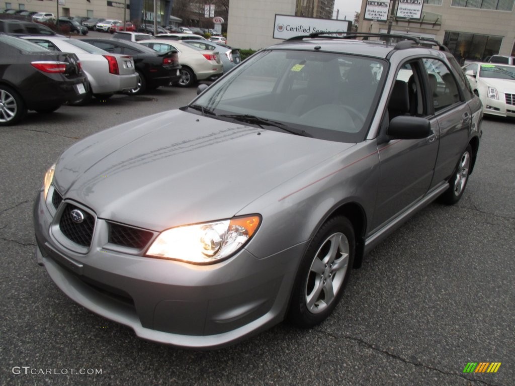 2007 Impreza 2.5i Wagon - Urban Gray Metallic / Anthracite Black photo #2