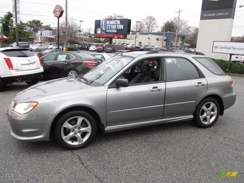 2007 Impreza 2.5i Wagon - Urban Gray Metallic / Anthracite Black photo #3