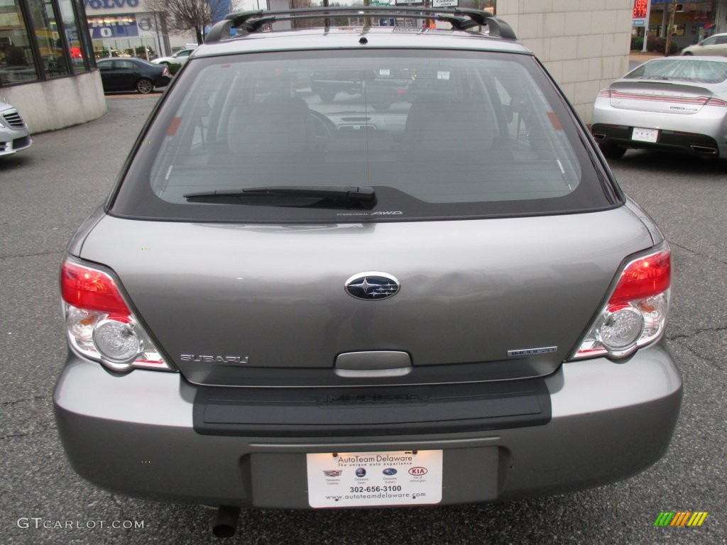 2007 Impreza 2.5i Wagon - Urban Gray Metallic / Anthracite Black photo #5