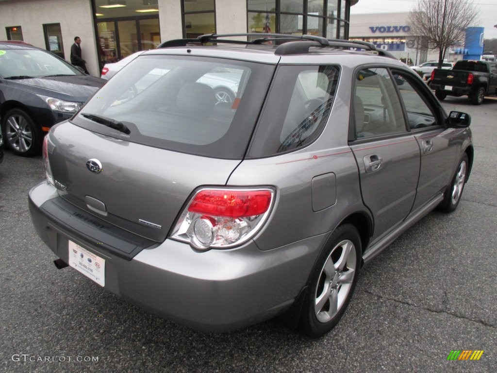 2007 Impreza 2.5i Wagon - Urban Gray Metallic / Anthracite Black photo #6
