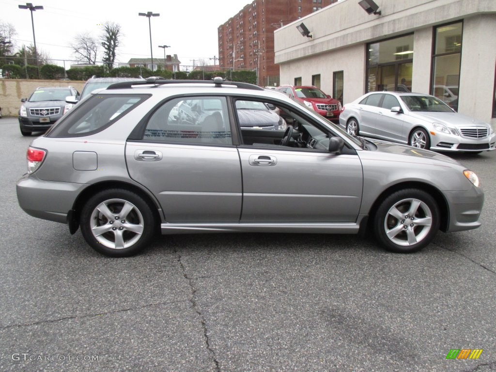 2007 Impreza 2.5i Wagon - Urban Gray Metallic / Anthracite Black photo #7