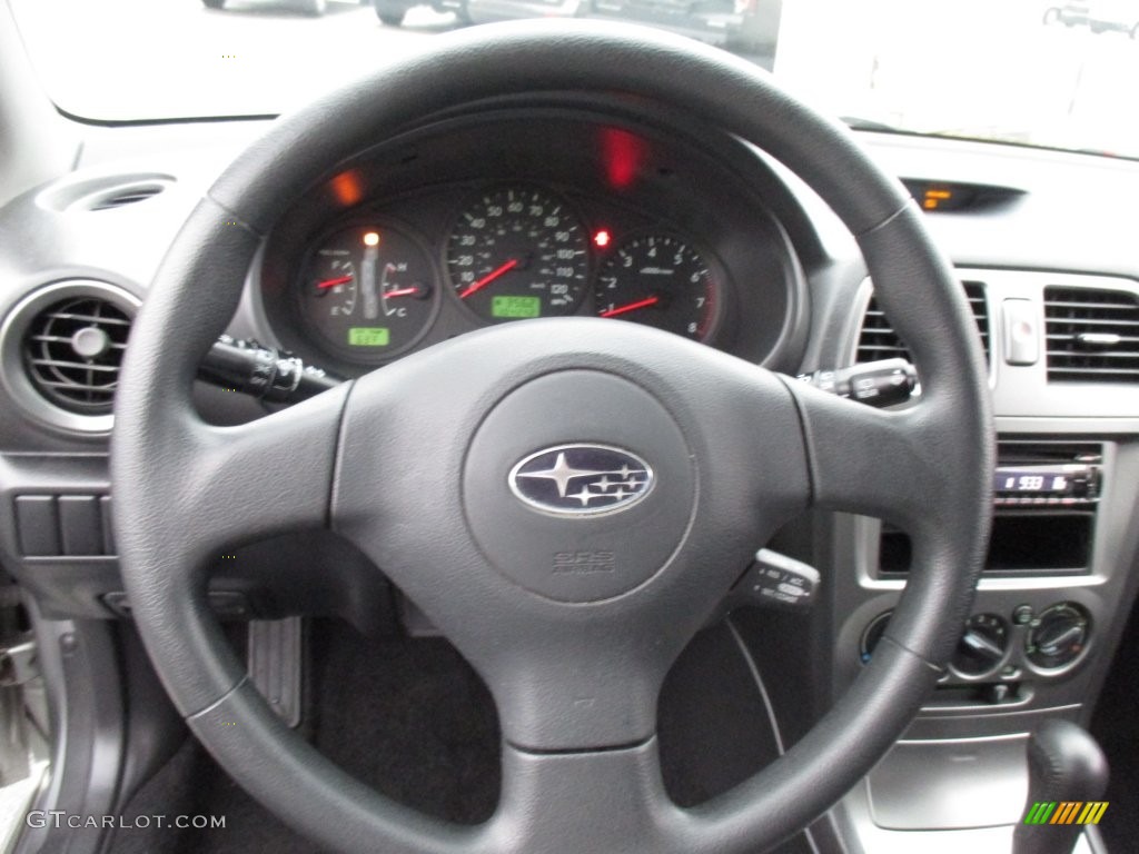 2007 Impreza 2.5i Wagon - Urban Gray Metallic / Anthracite Black photo #12