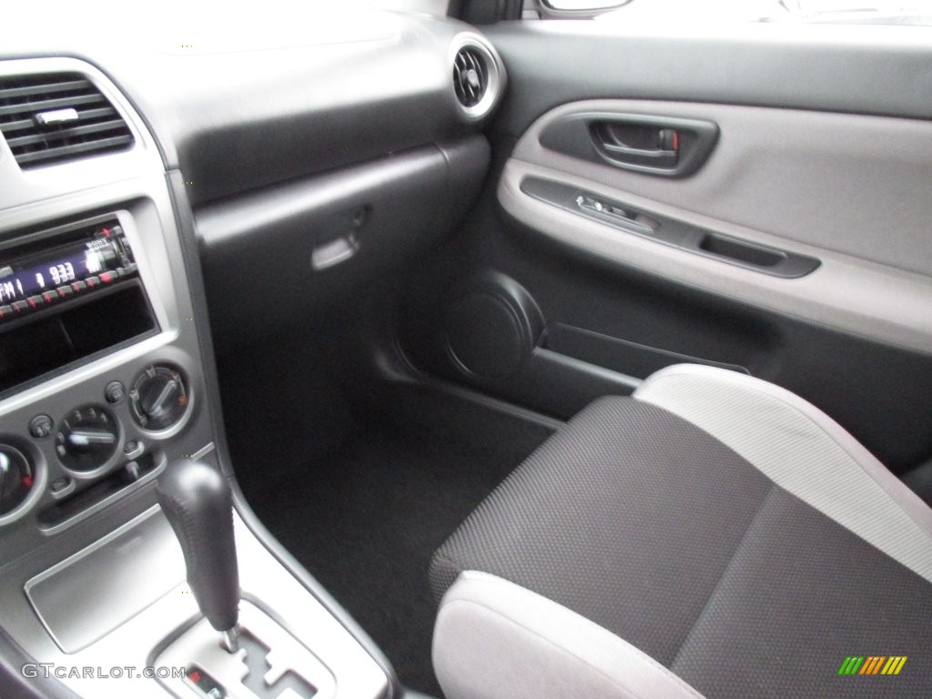 2007 Impreza 2.5i Wagon - Urban Gray Metallic / Anthracite Black photo #16