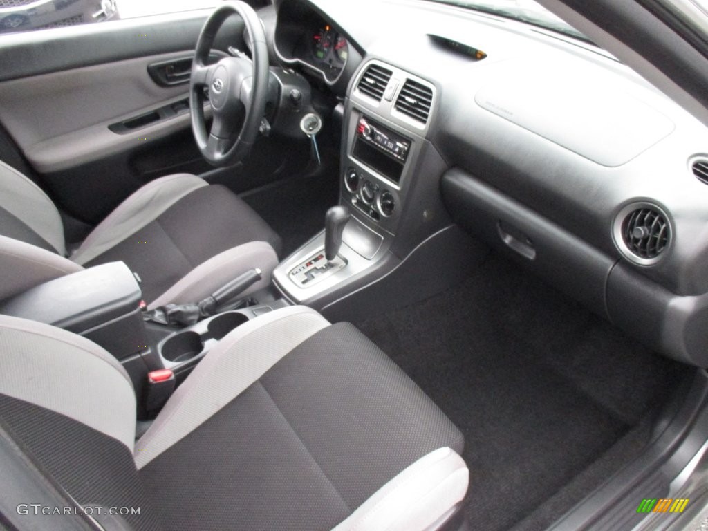 2007 Impreza 2.5i Wagon - Urban Gray Metallic / Anthracite Black photo #17