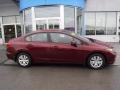 Crimson Pearl - Civic LX Sedan Photo No. 2