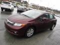 Crimson Pearl - Civic LX Sedan Photo No. 5