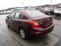 Crimson Pearl - Civic LX Sedan Photo No. 7