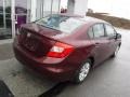 Crimson Pearl - Civic LX Sedan Photo No. 9