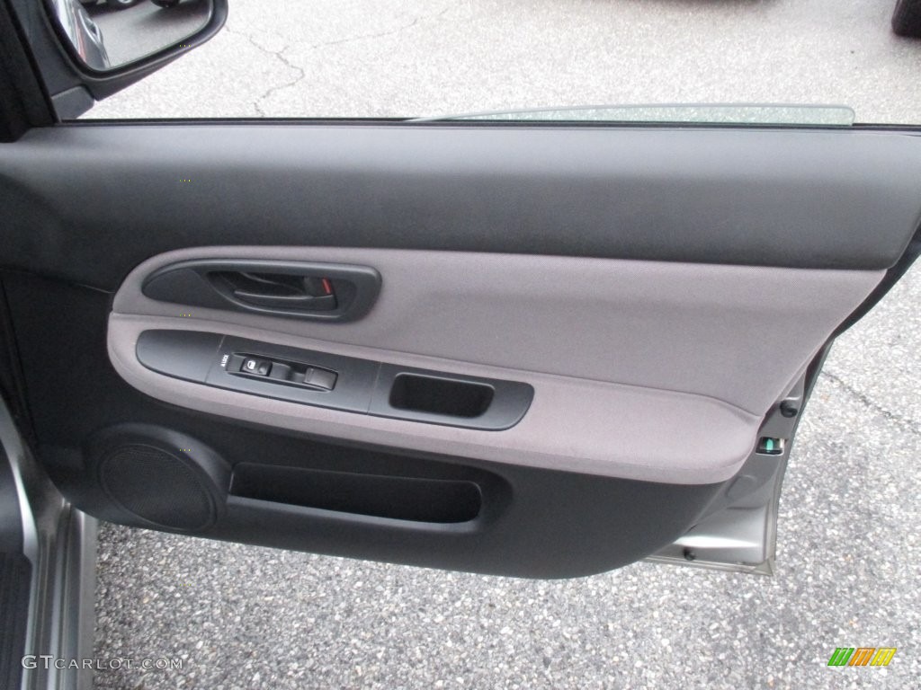 2007 Impreza 2.5i Wagon - Urban Gray Metallic / Anthracite Black photo #34