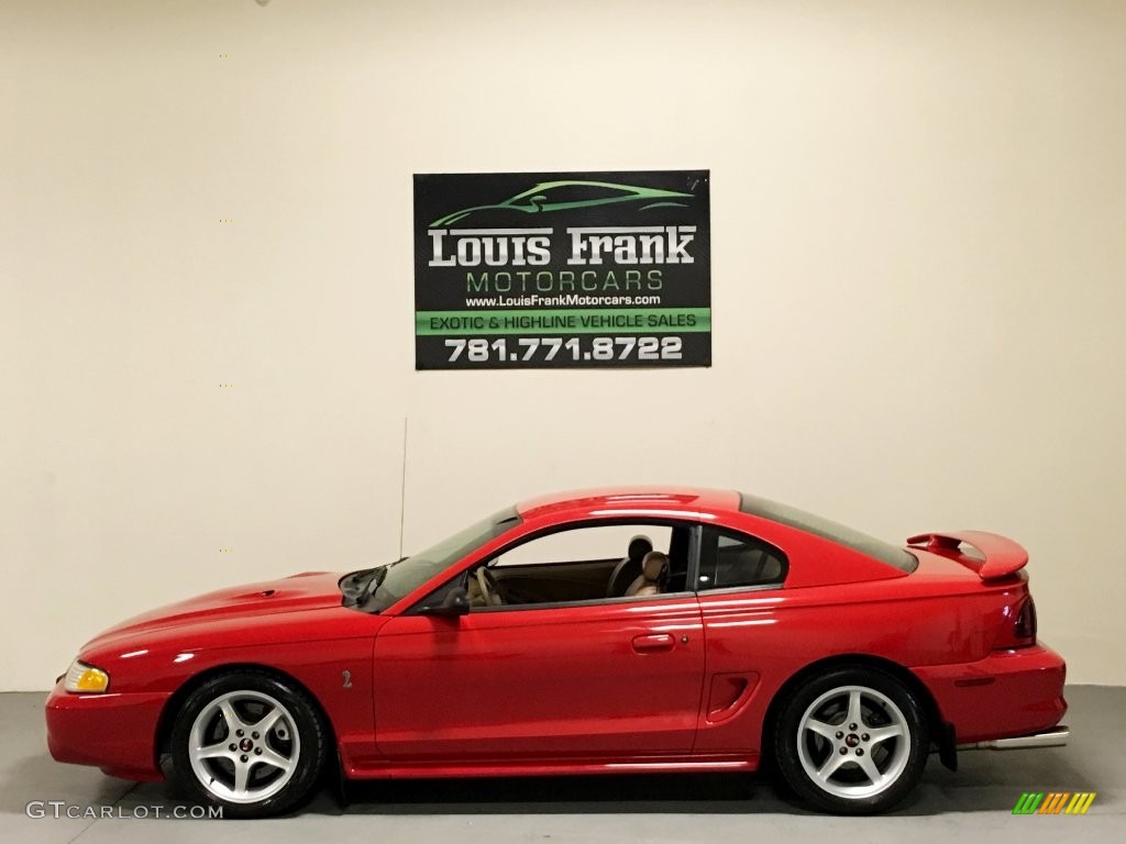 1997 Mustang SVT Cobra Coupe - Rio Red / Saddle photo #1