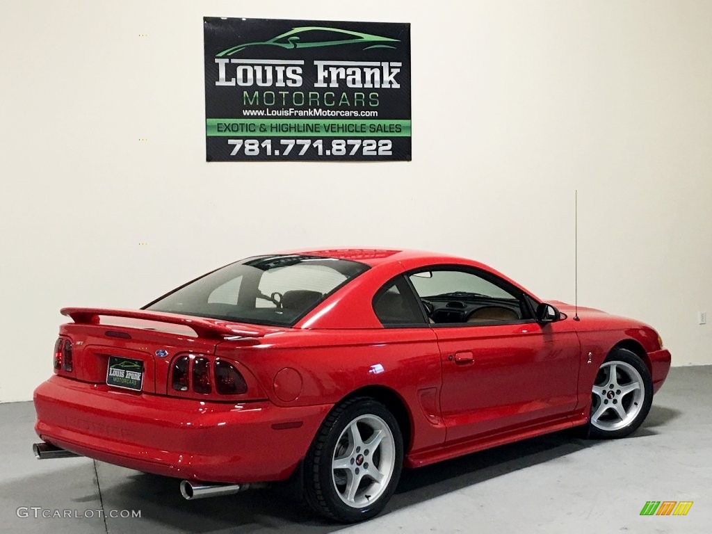 1997 Mustang SVT Cobra Coupe - Rio Red / Saddle photo #6