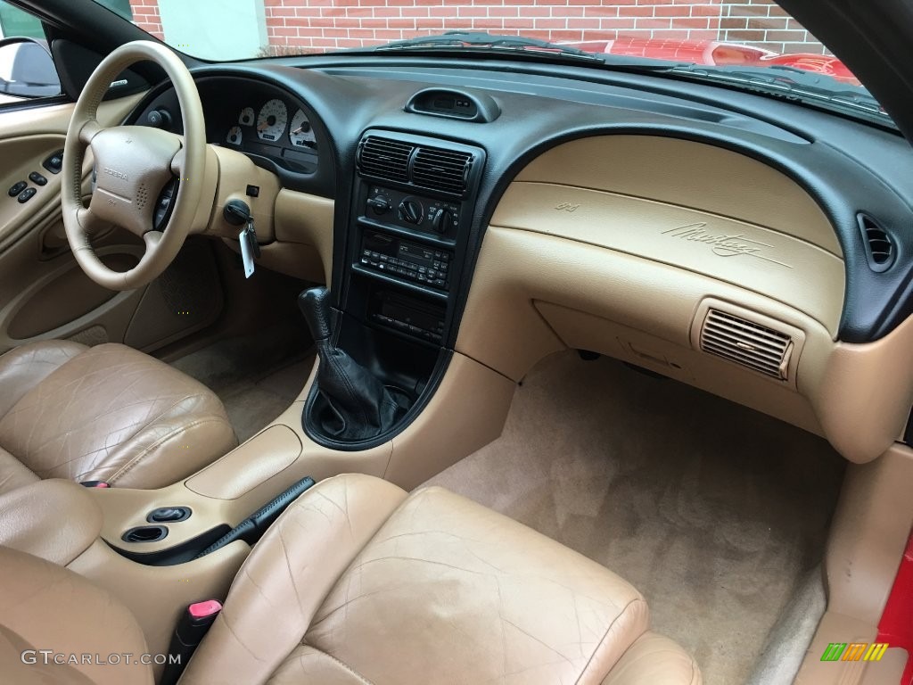 1997 Mustang SVT Cobra Coupe - Rio Red / Saddle photo #12