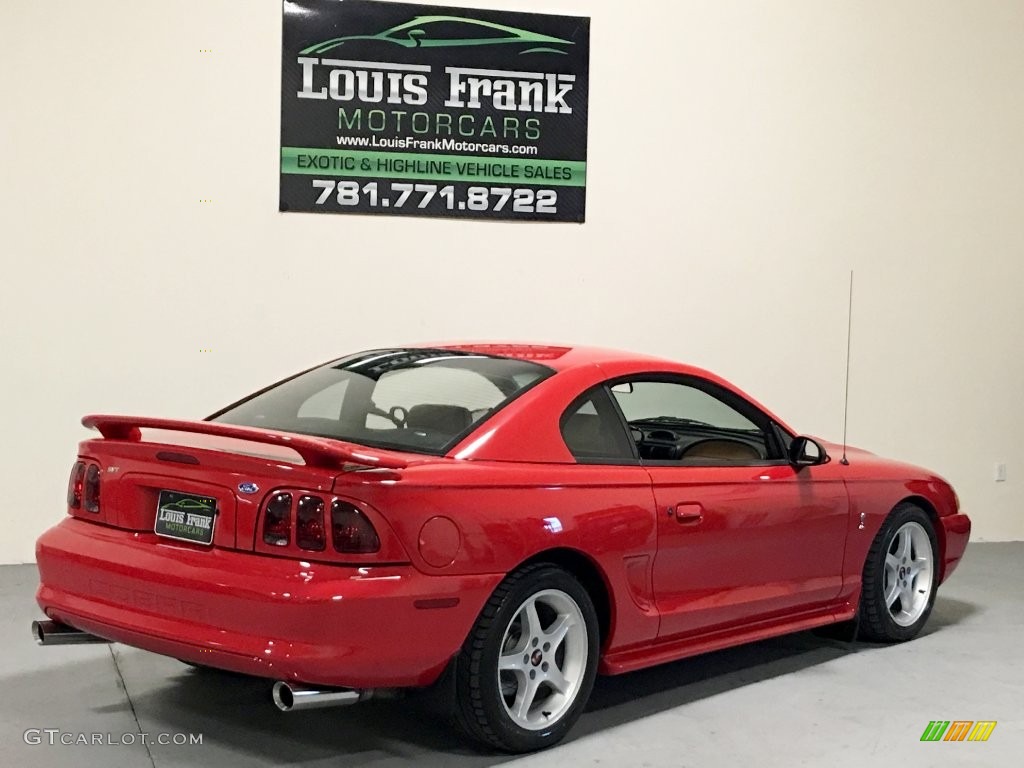 1997 Mustang SVT Cobra Coupe - Rio Red / Saddle photo #20