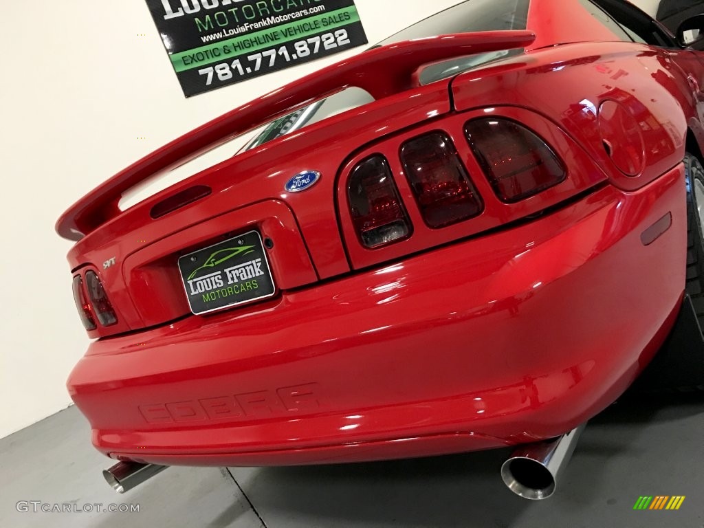 1997 Mustang SVT Cobra Coupe - Rio Red / Saddle photo #28