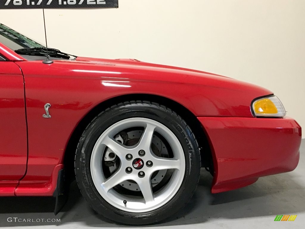 1997 Mustang SVT Cobra Coupe - Rio Red / Saddle photo #32