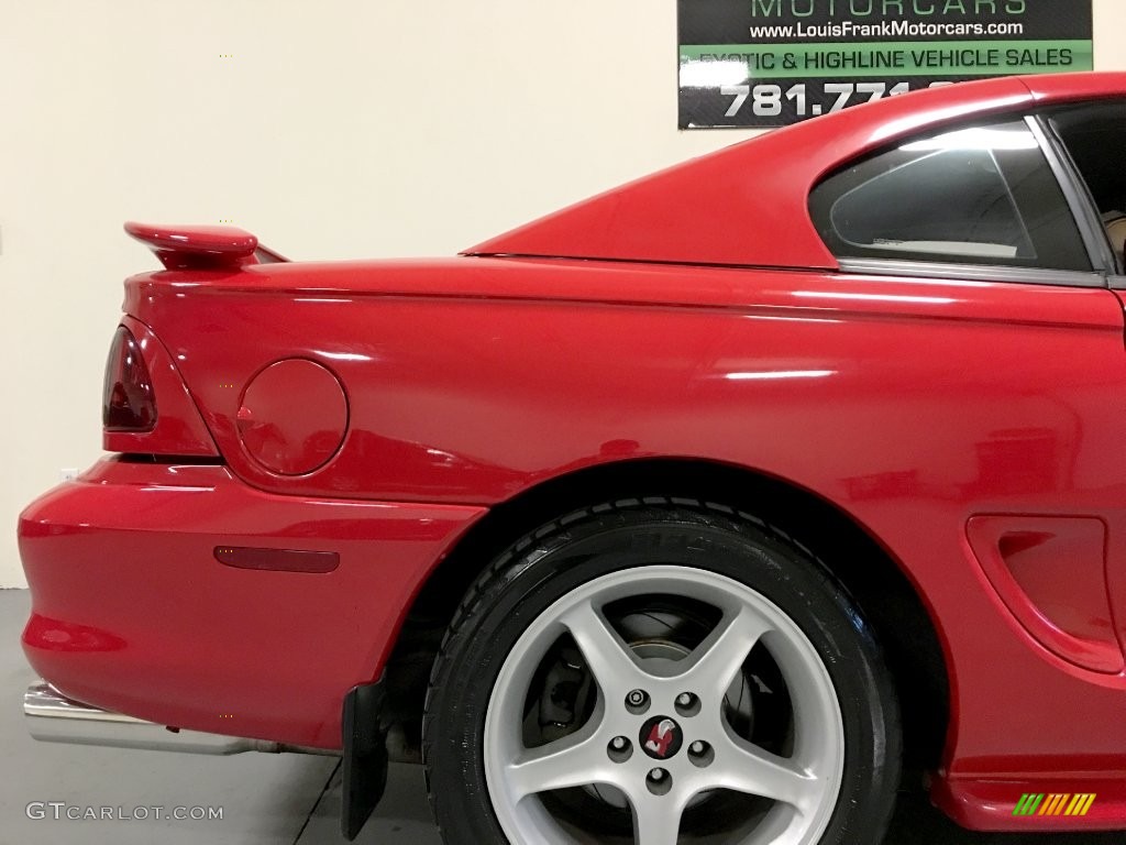 1997 Mustang SVT Cobra Coupe - Rio Red / Saddle photo #36