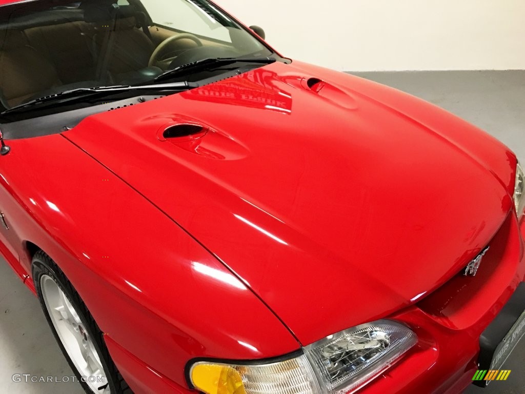 1997 Mustang SVT Cobra Coupe - Rio Red / Saddle photo #38
