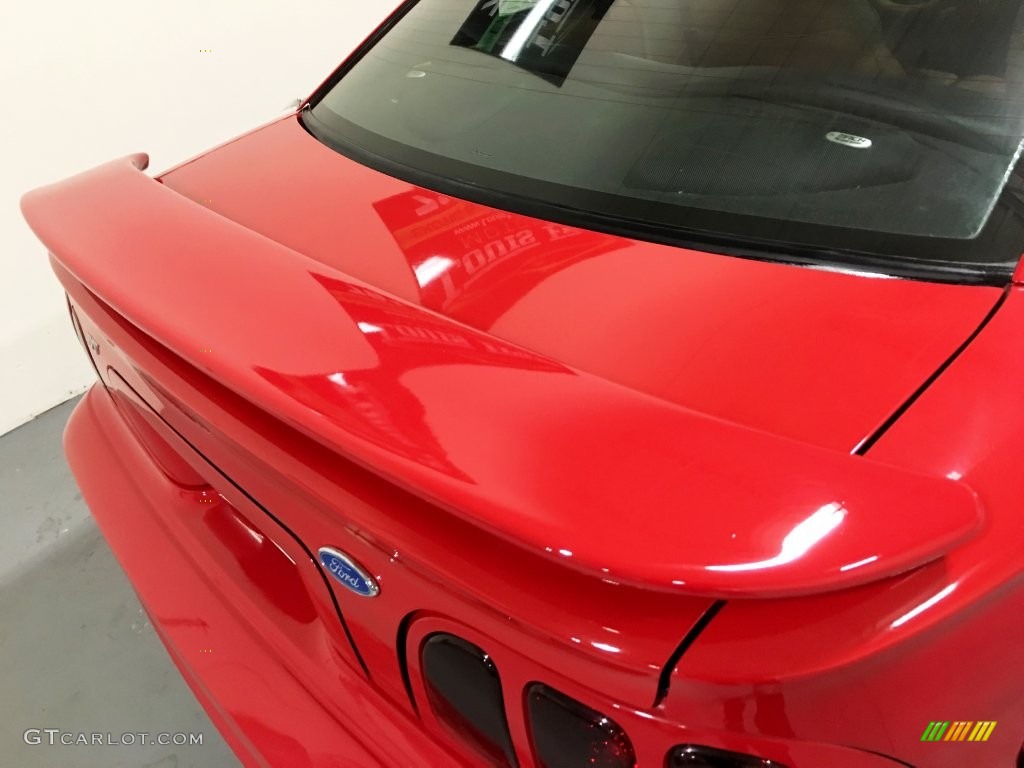 1997 Mustang SVT Cobra Coupe - Rio Red / Saddle photo #41