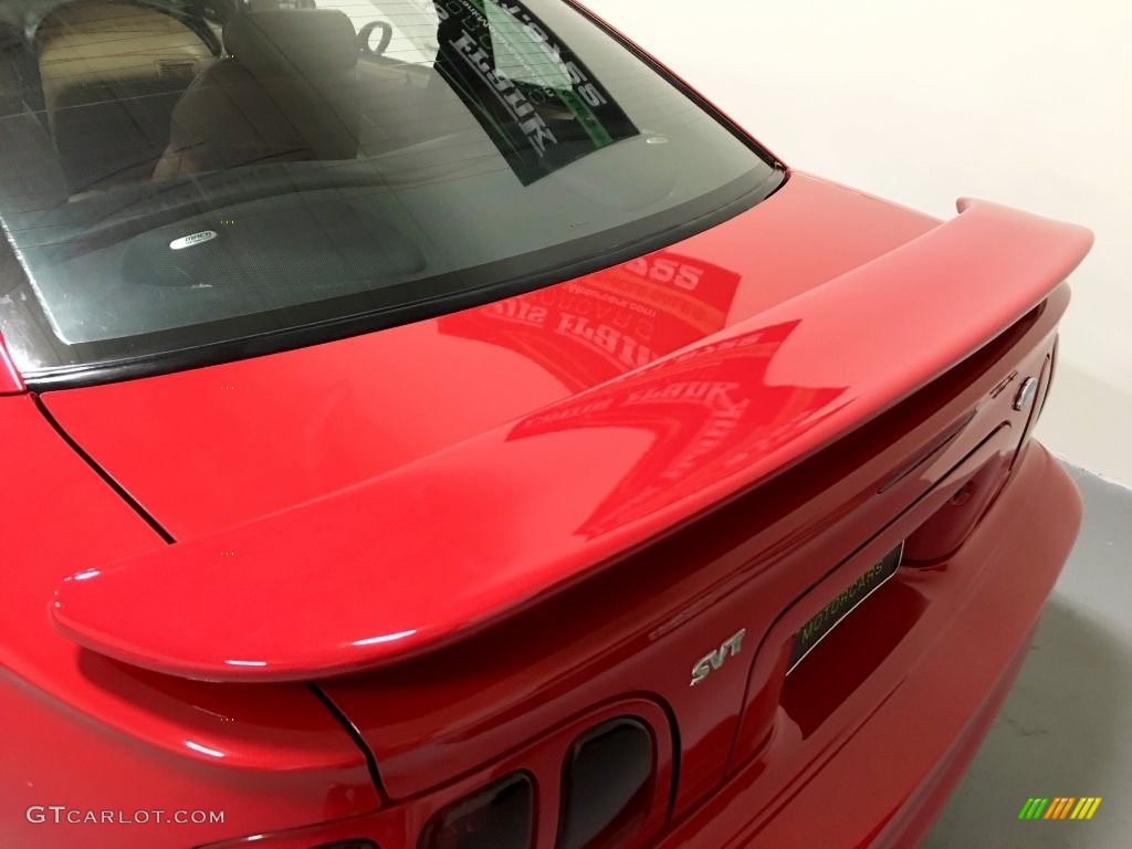 1997 Mustang SVT Cobra Coupe - Rio Red / Saddle photo #42