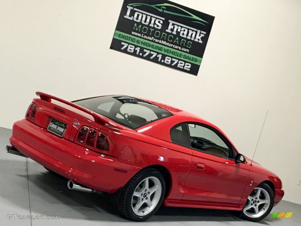 1997 Mustang SVT Cobra Coupe - Rio Red / Saddle photo #121