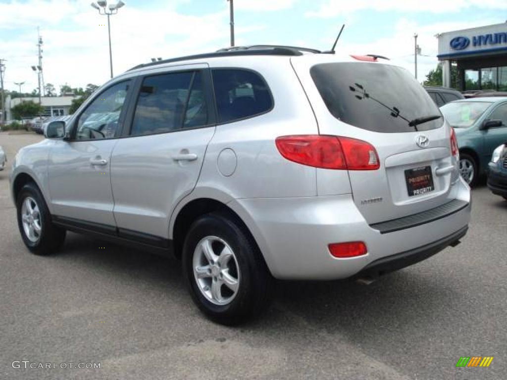 2008 Santa Fe GLS - Bright Silver / Gray photo #4